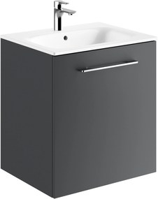 Geberit Selnova Square lavoar cu dulap 60 cm grafit 501.253.00.1