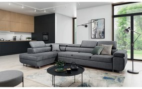 Colțar extensibil Annabelle Maxi stânga - tapițerie Zetta 304 / picioare cromate