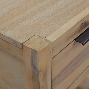 Noptiera cu sertar, 40x30x48 cm, lemn masiv de acacia 1