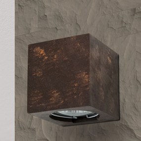 Aplica LED de perete design ambiental Cube antique rustic