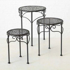 SET 3 MASUTE BRODERS, 1*20X28 CM/1*25X33 CM/30X38 CM CM, MARO INCHIS, METAL