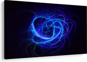 Tabloul cu ghem albastru abstract (90x60 cm)
