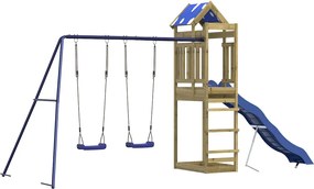 vidaXL Set de joacă pentru exterior, lemn de pin impregnat