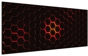 Tablou cu sârmă (120x50 cm)