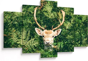 Tablou detaliu cu cap de căprioară (150x105 cm)
