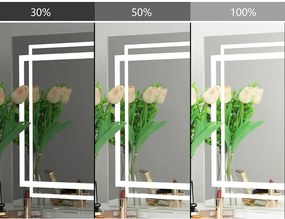 Oglindă de machiaj cu LED 58 x 12 x 48 cm