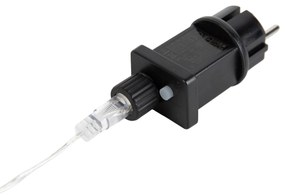 Set de 3 spoturi de Crăciun cu cerb alb, cu LED și cronometru IP44 - Shika