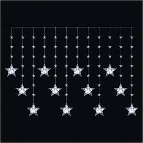 Ghirlandă LED pentru exterior 120xLED/8 funcții 3xAA 1,7 m IP44 alb rece
