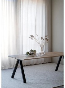 Masă de dining extensibilă cu blat din lemn de stejar 220x100 cm Carradale - Rowico