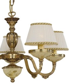 Candelabru din alama 5 brate design italian 6522
