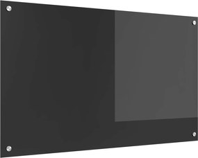 vidaXL Panou de bucătărie Gri închis 100 x 60 cm sticlă securizată