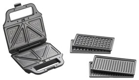 Aparat de sandvici Concept SV3054 3 în 1 700W/230V negru