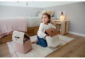 Covor roz/crem lavabil/țesut manual din bumbac 90x130 cm Lanes Vintage Nude – Lorena Canals