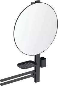 Set accesorii pentru lavoar Ideal Standard Alu+ negru mat 80 cm din aluminiu