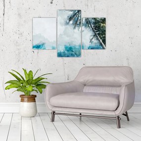 Tablou - Palmier lângă mare (90x60 cm)