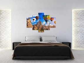 Tablou - Baloane cu aer cald, Cappadocia, Turcia. (150x105 cm)