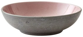 Bol mic roz/gri din gresie 1 l Gastro Grey/Light Pink – Bitz