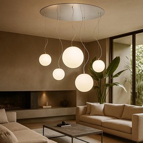 Lustra suspendata moderna MAPA BIANCO SP5 043562