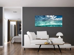 Tablou - privire sub nivelul mării (120x50 cm)
