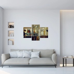 Tablou - Style of Edouard Manet, Bon Bock Cafe, reproducere (90x60 cm)