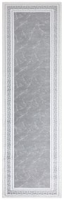 Modern GLOSS covor, traversa 2813 27 stilat, cadru, grecesc gri - SECUNDAR-COTATI PRODUSUL