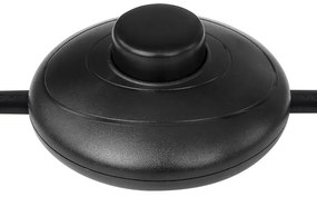 Lampadar, lampa de podea design modern Isabella negru mat