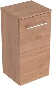 Dulap baie suspendat pentru lavoar Geberit Selnova Square nuc deschis 1 usa 33 cm