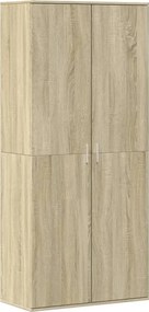 vidaXL Pantofar, stejar Sonoma, 80 x 39 x 178 cm, PAL