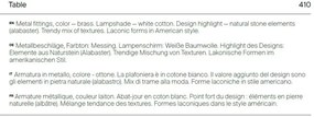 Veioza, lampa de masa design modern Bianco alama, alb