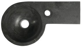 Sapho - Lavoar suspendat de colț BLOK 40 x 23 cm, montare pe dreapta, antracit