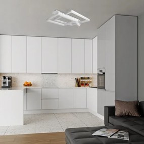 Plafonieră LED 38W/230V + 1x GU10/30W, alb