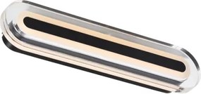 Nordlux - Aplica de perete LED pentru baie CAVARA, 11W, 230V, 3000/4000 K, IP44, negru