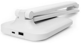 Lampă de birou LED tactilă cu intensitate reglabilă și port USB REMUS LED/5W/230V albă