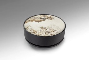 Masuta de cafea rotativa cu sertar Iza negru