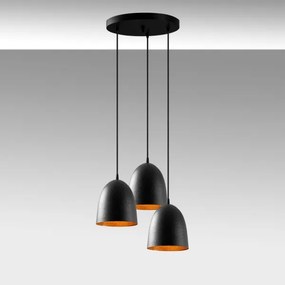 Lustră TATTOO cu cablu, 3xE27/40W/230V, neagră