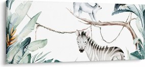 Tablou - Animale exotice (120x50 cm)