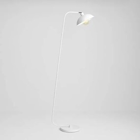 Lampadar modern alb liniar din metal Espace