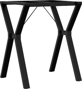 vidaXL Picioare masă de sufragerie Y-Frame 60x50x73 cm Oţel