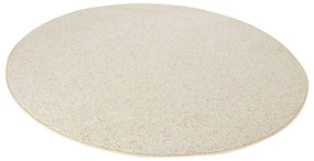 Covor crem rotund ø 200 cm Wolly – BT Carpet