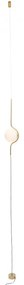 Lampa LED podea/tavan design modern deosebit LE VITA LED Gold 29694