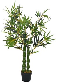 Planta artificiala bambus cu ghiveci, verde, 110 cm 1, 110 cm