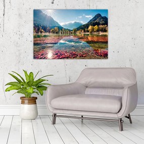 Tablou - Lacul Jasna, Gozd Martuljek, Alpii Iulieni, Slovenia (90x60 cm)