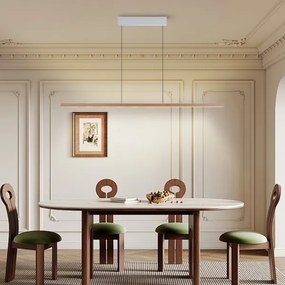 Immax NEO 07310L-LED lustră dimmabilă pe cablu cu senzor MADEIRA 37W/230V 157 cm frasin