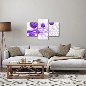 Obraz - Bilă, bile mici, flori (90x60 cm)