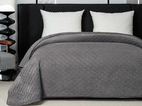 Cuvertura de pat din catifea ASTRALIA, gri Dimensiune: 200 x 220 cm