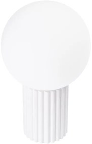 Lampă de masă Sollux SL.1711 HALO 1xG9/8W/230V d. 12 cm alb
