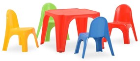316178 vidaXL Set pentru copii cu masă și scaun, PP