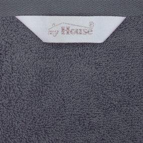 Prosop de baie din bumbac gri 140x70 cm Darwin - My House