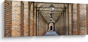 Tablou - Hol 3D (cu ceas) (90x30 cm)