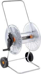 vidaXL Cărucior cu tambur pentru furtun 80 m 1/2" sau 50 m 3/4", oțel